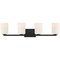 Access Lighting Sienna, 4 Light Vanity, Matte Black Finish, Opal Glass 62624-MBL/OPL - alternate 3